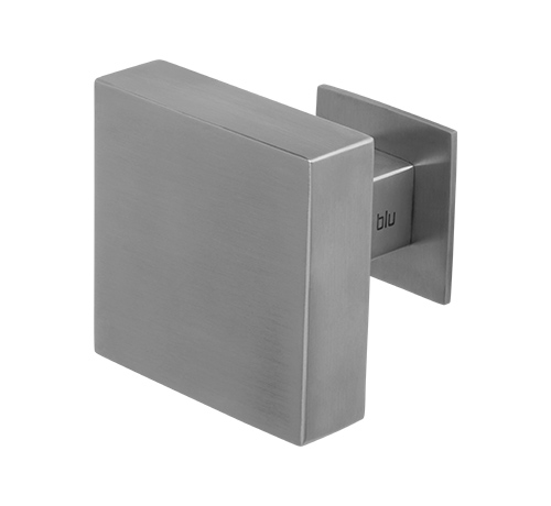Blu Square Door Knob